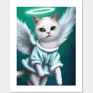 Angel Cat Posters and Art